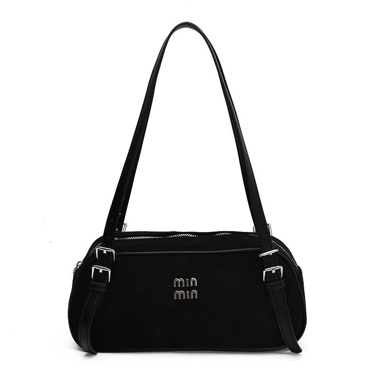 Premium Wildledertasche Damen neue trendige Mode vielseitige Schulter-Unterarmtasche lässige tragbare Baguette-Tasche