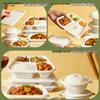 Biodegradable 4-Compartment Disposable Lunch Box (200 Sets)