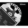 Snail Brake Disc Ultra Light MTB Mountain Bike Float Floating Pads 160mm 180mm 203 mm 6 Bolt Rotors Parts Bicycling Accessories