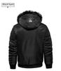 Men's Winter Hooded Cotton Coat with Faux Lambskin – Trendy European & American Casual Jacket