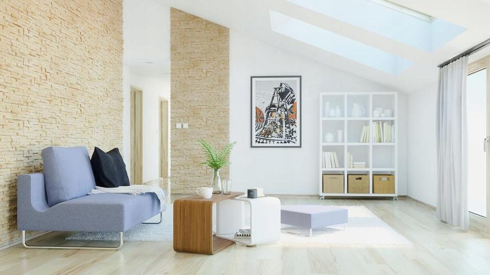 Płytka Gipsowa Ścienna 38,5×13cm 0,40m2 Kremowa, Dekoracyjna