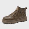 2024 Herren Retro High-Top Martin Boots - Britischer Stil Lederschuhe für Freizeit & Arbeit