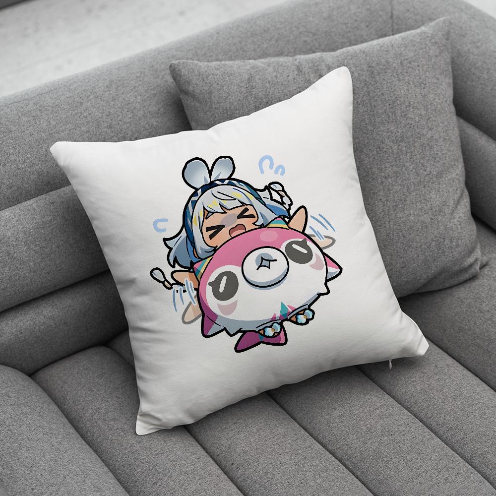 G-Genshin Impact Mualani Pillow Case Soft Cushion Cases for Farmhouse Sofa Decor Home Decorations and Protector