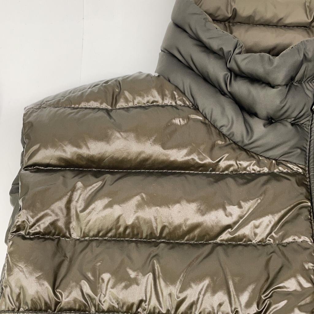 Moncler DUPRES GILET Down Vest Jacket 1 khakiUsed