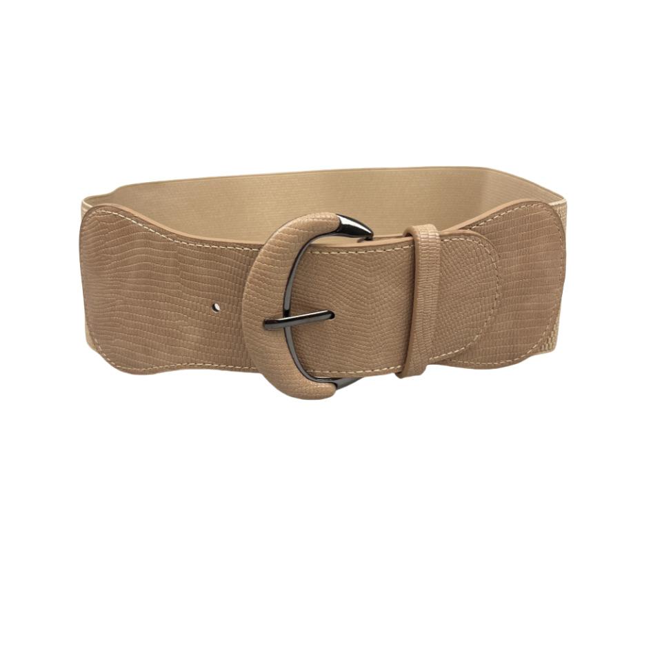 Extra-wide Waistband for Women's Fashionable Matching with Decorative Belt Dress Coat Elastic Waistband