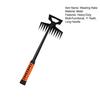 Weeding Rake Garden Hand Weeder with Long Handle 11 Teeth Weed Puller Rake for Precision Weeding Yard Lawn Farm Gardening