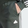 Adidas Vintage Mid-Rise Striped Straight Leg Knit Sports Pants Women Pants Green IS0871