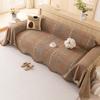 1Pc Sofa Towel Retro Striped Light Luxury New Autumn And Winter Thickened Anti-Cat Scratch Sofa Cover Cloth Home Textile