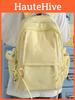 Student Nylon Backpack For Girls With Comfortable Arc Shoulder Straps And Spacious Storage