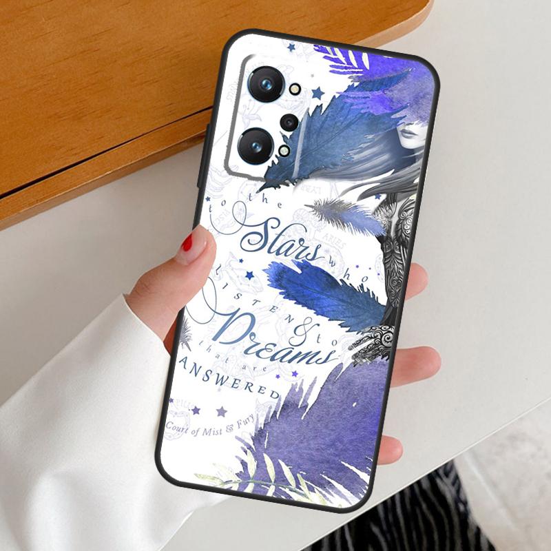 A Court Of Mist And Fury For Realme 11 12 Pro Plus 10 9 GT5 GT Neo 6 C25s C21Y C30 C31 C33 C35 C51 C53 C55 C67 Case