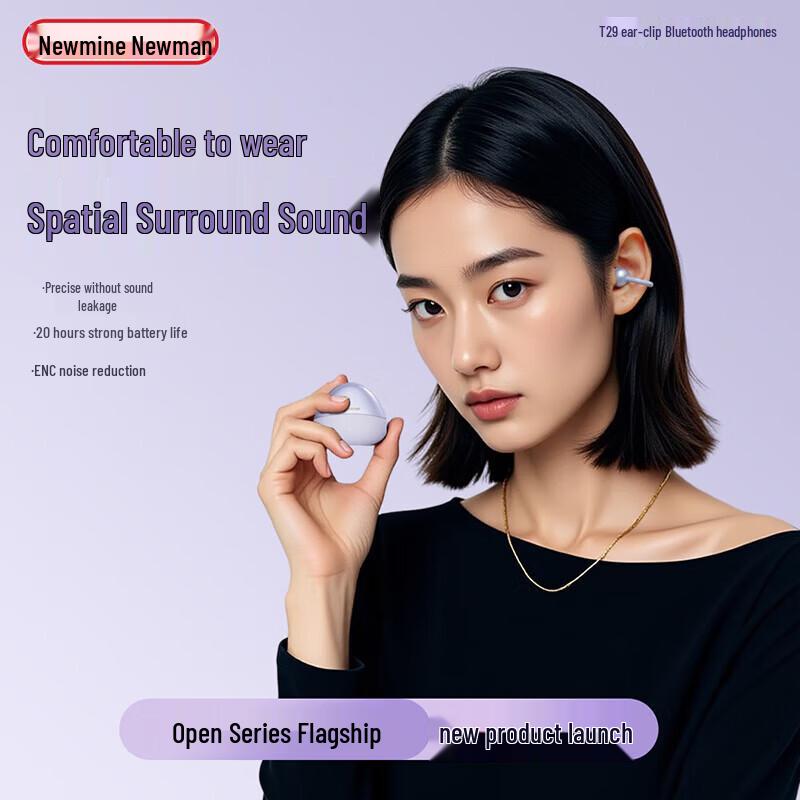 Newmine T29 Clip-on OWS Bluetooth Headphones