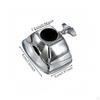 Drum Bracket with Tightening Knob Metal Mounting Silver for Drummers