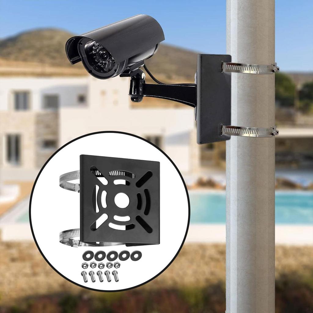 Sicherheitskamera Vertikale Stangenhalterung Adapter Metallhalterung Universell für LED-Wandleuchte