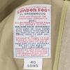LONDON FOG 80s 90s Old Trench Coat 40 Khaki by Greenwood Men's Used