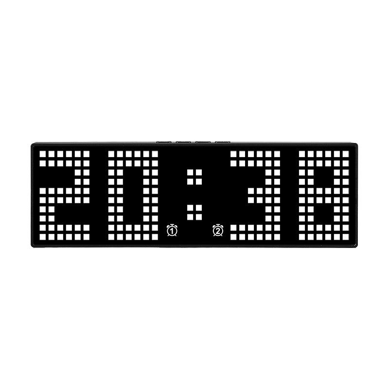 

Новый будильник с подставкой, двухцелевые часы, простые цифровые часы, светодиодные цветные часы 2210