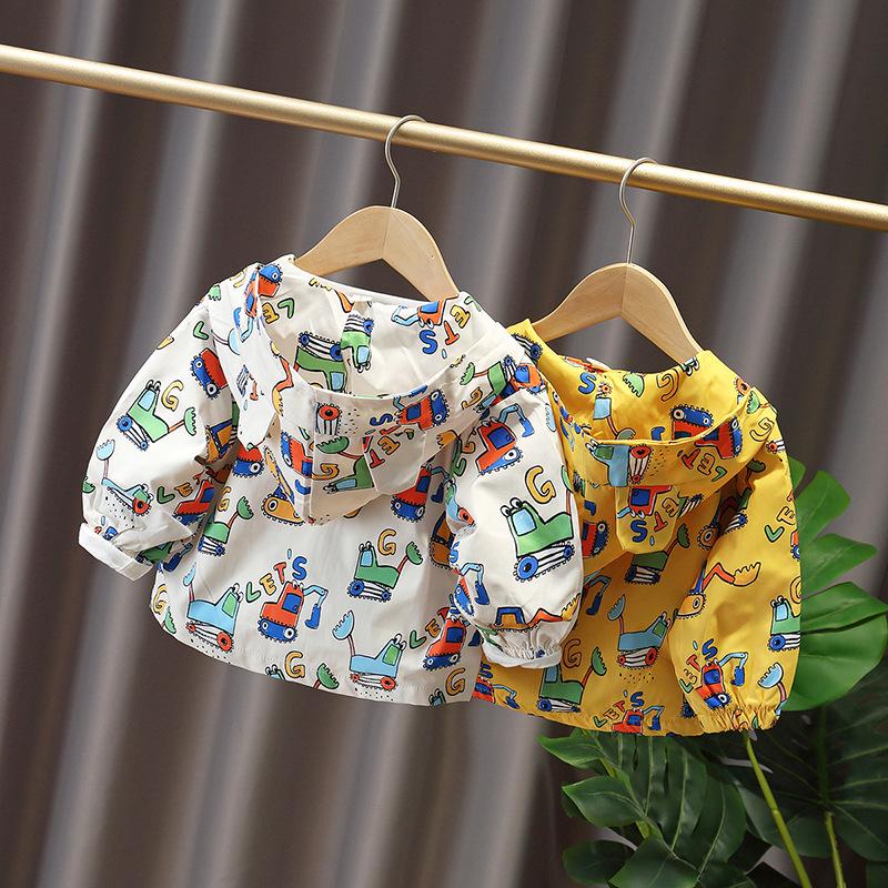 Boys Lightweight Spring Autumn Trench Coat for 1-3 Years Old