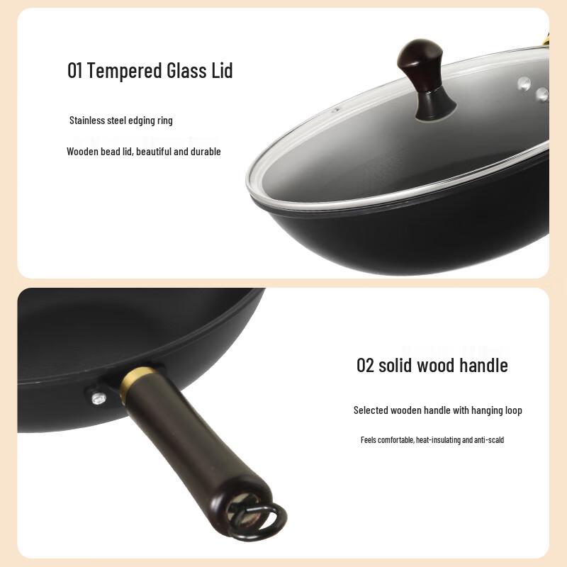 Chuda Huang Fiery Wrought Iron Wok