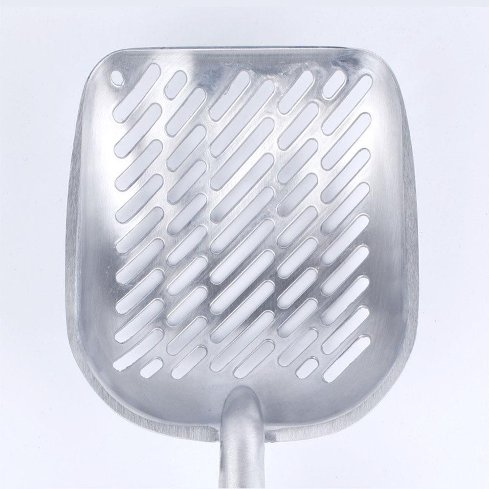 Cat Litter Scoop Big Metal Litter Scoop for Kitty Sifter with Deep Shovel and Ergonomic Handle Made of Heavy Duty Solid Aluminum