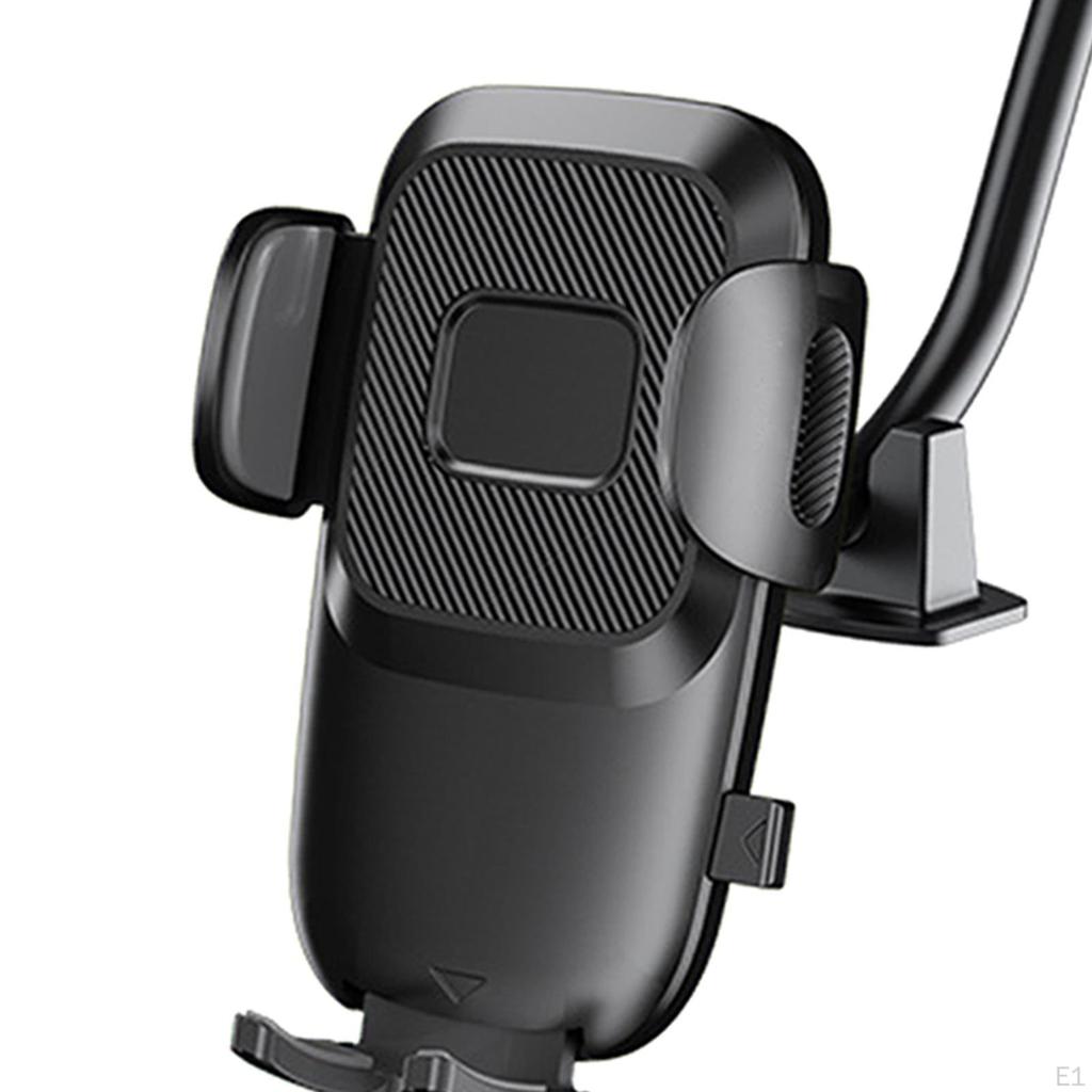Car Phone Holder Bracket Automatic Mount Dashboard Sturdy Degree Rotation
