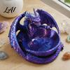 Gothic Home Decor 3D Printed Dragon Jewelry Tray Fantasy Catchall Key Desktop Storage Artifact Holder Medieval Gift for Fans Unique Bowl