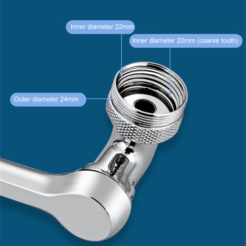Universal Mechanical Arm Water Nozzle Kitchen Faucet Splash Filter Faucet Washing Pump Nozzle Extender Adapter For Kitchen Bath