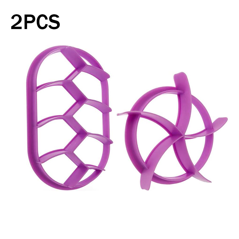 

2 шт. формы для хлеба, пластиковые формы для выпечки, антипригарные многоразовые аксессуары для выпечки хлеба фиолетовый