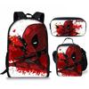 Backpack Satchel Pencil Case Three-Piece Set Student Schoolbag Cartoon Children'S Backpack