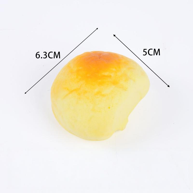 Simulation Food Slow Rebound Squeeze Toy 1Pcs Soft PU Bread Donut Cake Design Stress Reliever for Office Workers Anxiety Reduction