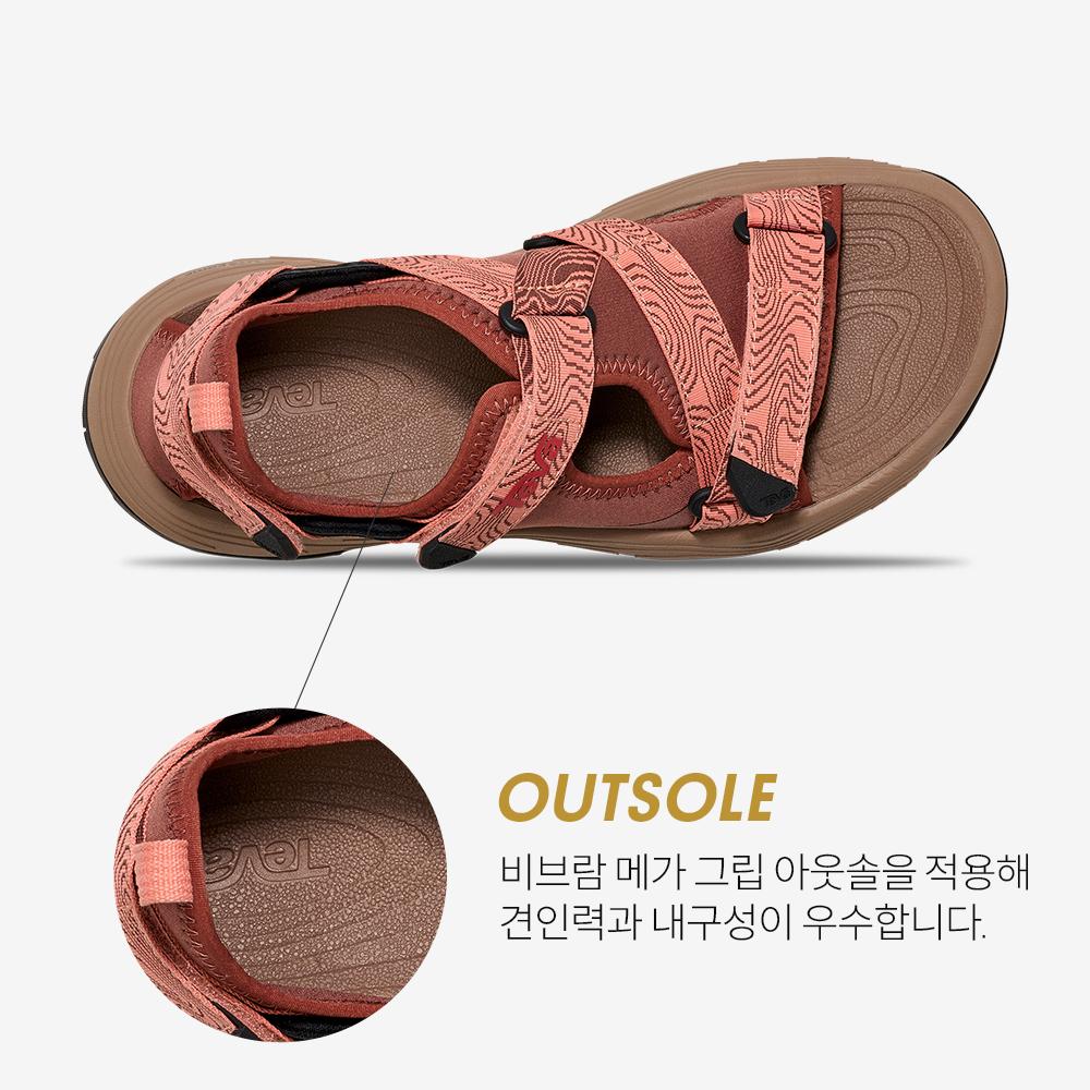 Teva Vibram Sole Women'S Grandview Max Sandals (Mgd) Stvf2516230-Mgd