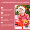 DOWMOO Christmas Advent Rubber Duck Blind Box Little Yellow Duck Christmas Cartoon Toy Children's Gift Blind Box