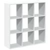 Room Divider Bookshelf White 102x29x103.5 Cm Engineered Wood