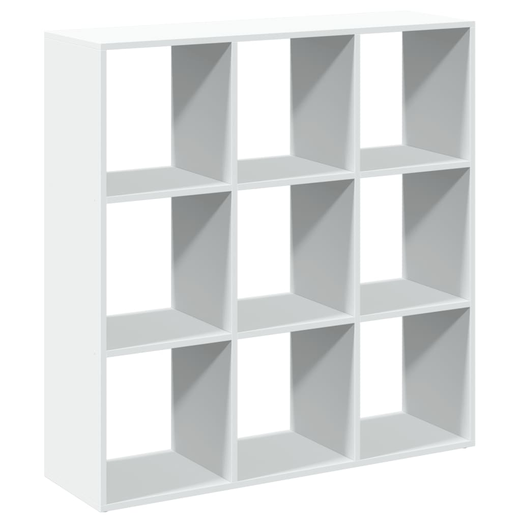 Room Divider Bookshelf White 102x29x103.5 Cm Engineered Wood