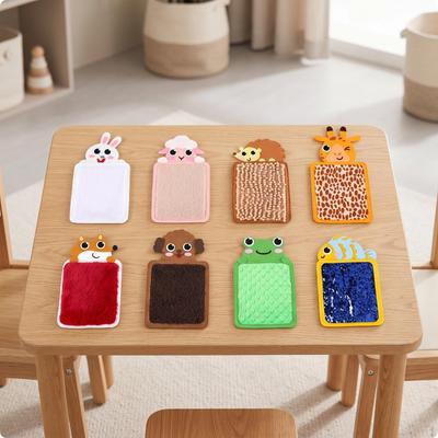 Multisensory Felt Sensory Pad | Textured Touch and Feel Construction, Compact Portable Size,
