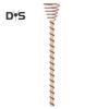 Electroculture Plant Stakes Copper Gardening Antenna Stakes Spiral Copper Wire On Wooden Stakes for Electroculture Plants Fruits Vegetables Growth