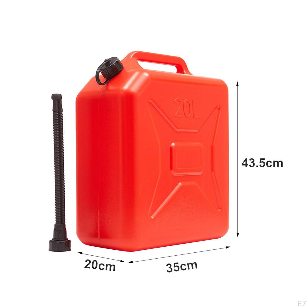 Fuel Container with Spout Water Jug Replacement Storage Cans Car Gasoline Tank Petrol