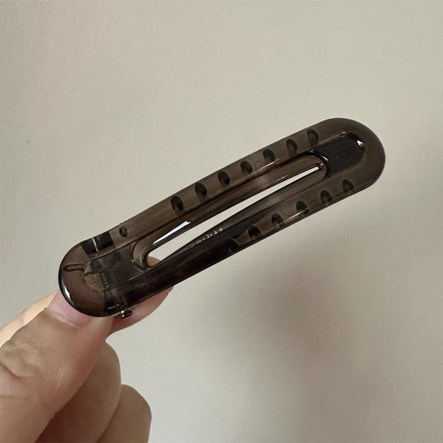 2 Pcs Large Leopard Print Hair Clips  Duckbill Edge Clips Non-Slip Grip for Back Head Styling Women's Fashion Hairpins