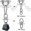 Ceiling Hook Hanging Chair 360 Swivel Hook, Stainless Steel Outdoor Bracket Up To 500kg For Ceiling Fixing Hanging Chair Hammock Punching B