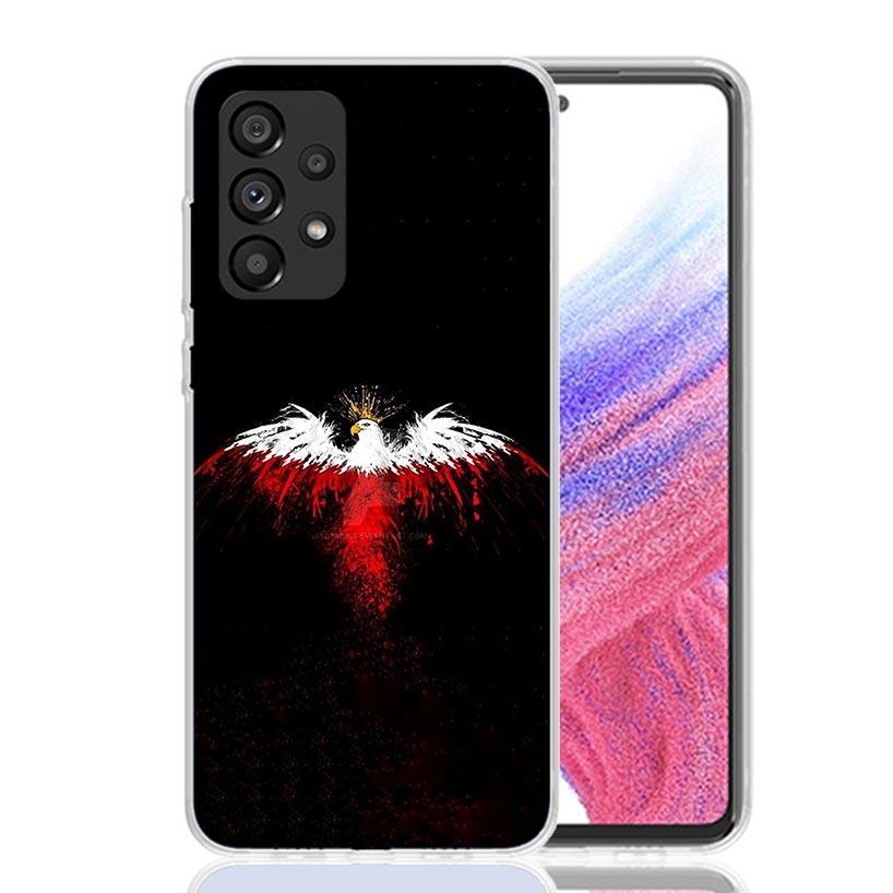 Poland Flag Phone Case For Samsung Galaxy A17 A16 A14 A15 A13 A57 A56 A54 A55 A53 A37 A36 A34 A35 A33 A26 A24 A25 A23 Galaxy A17