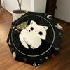 1PC cat, Christmas Automatic Open/Close Umbrella with Windproof, 8-Rib Sturdy Canopy, Durable Ribs, Fashionable Design, Outdoor Accessory, Fun Prin, H