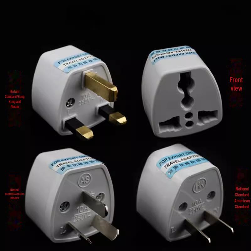 International Travel Converter Plug: HK, Korea, UK, Germany Standards