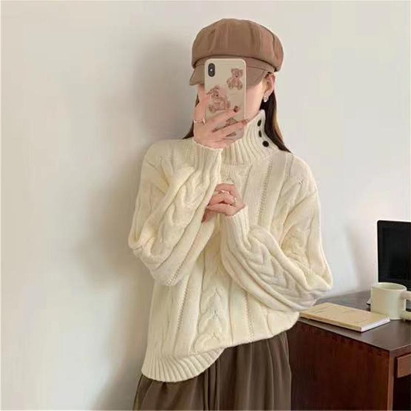 

Женский пуловер с лацканами, асимметричным перекрутом, мягкий, восковой, ленивый, универсальный, короткий, вязаный, базовый топ для осени и зимы One size