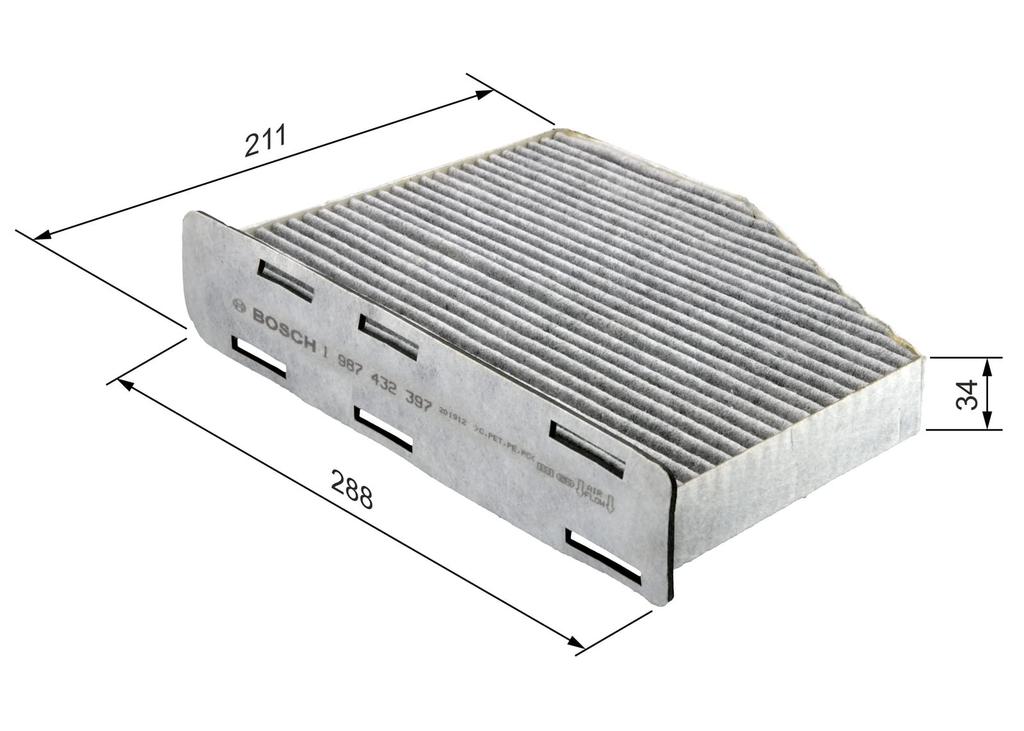 Bosch Active Carbon Fiber for VW 1987432397