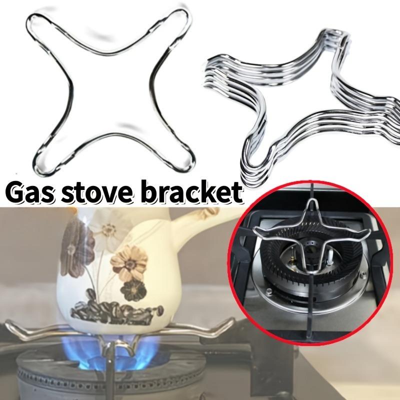Stainless Steel Gas Stove Supports | Adjustable Heat-Conducting Pot Pads And Trivets, Suitable for Camping, Kitchen, Cooking