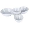 Appetizer Plate for Dips, Sauces, and Snacks Appetizer Bowls