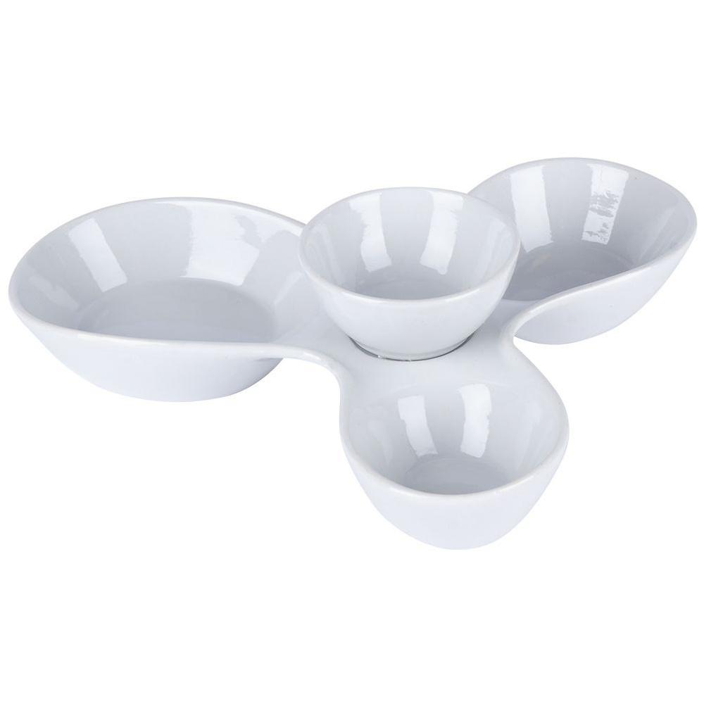 Appetizer Plate for Dips, Sauces, and Snacks Appetizer Bowls