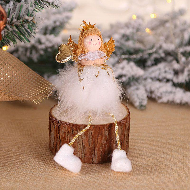 Christmas Angel Doll Toy Hanging Pendant Festival Ornament Xmas Decoration Tree