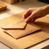 20/50pcs 10x7cm Kraft Paper Envelopes, Plain Brown Envelopes for Invitations, Letters, Greeting Cards & Mailing