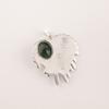 Green Tourmaline Gemstone 925 Sterling Silver Handmade Designer Pendant 1.49" CP-28-6