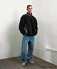 Mahagrid Curved Sherpa Fleece Jacket Black(Mg2Efmj230A)