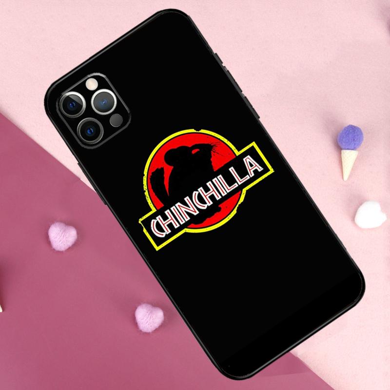 Cartoon Chinchilla Phone Case For iPhone 17 Pro Max 11 14 15 16 Pro Max Plus 13 12 Mini 16e 17 Air Back Cover